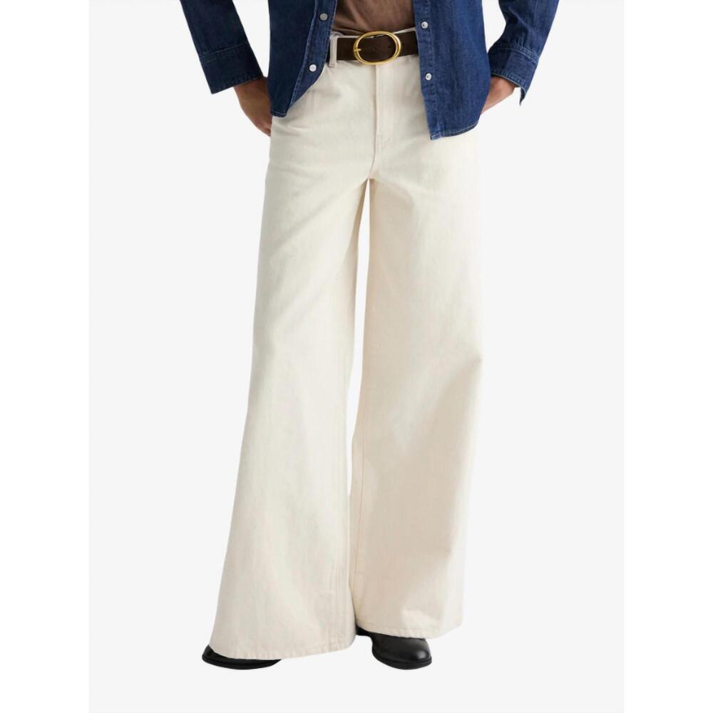 NEW TWP tiny dancer wide leg jeans in natural - Picture 5 of 7